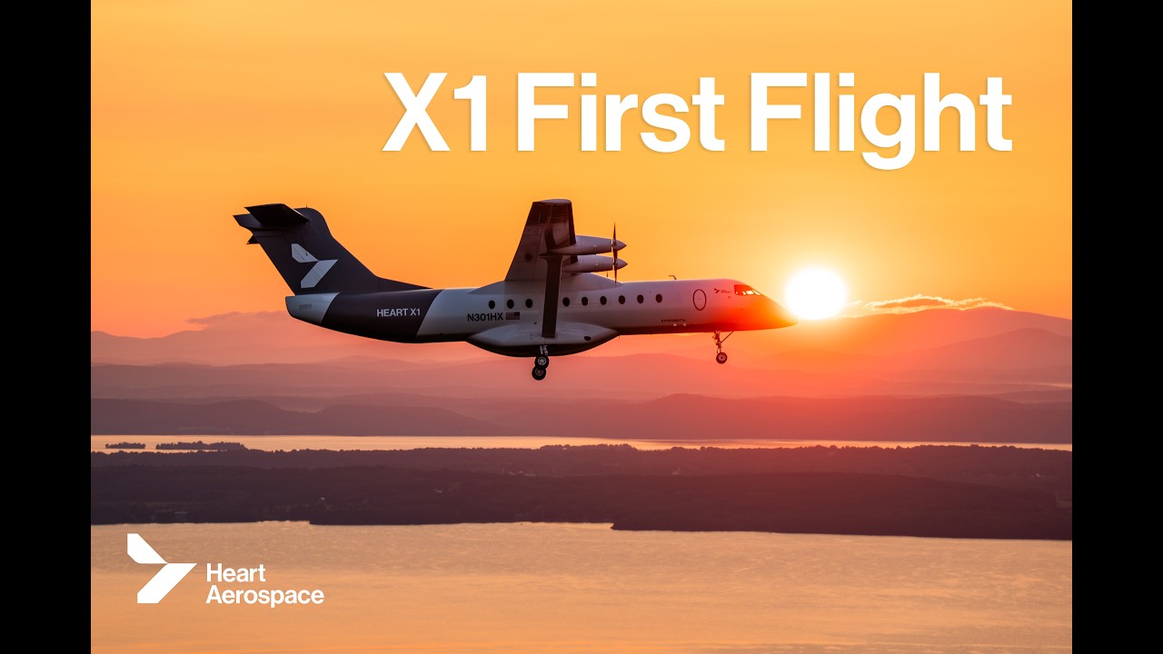 Heart Aerospace - X1 First Flight - World’s Largest Electric Aircraft - Electric Airliner