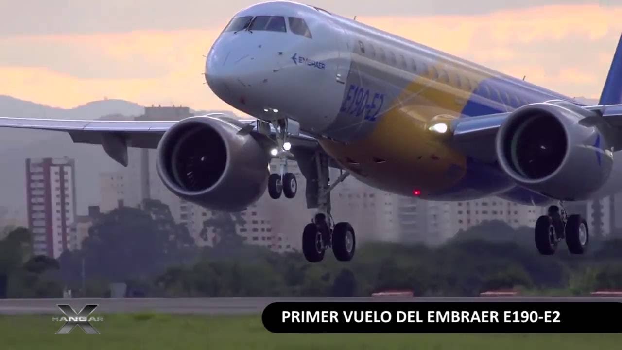 HANGAR X News (FLASH) - Primer vuelo del EMBRAER E190 E2