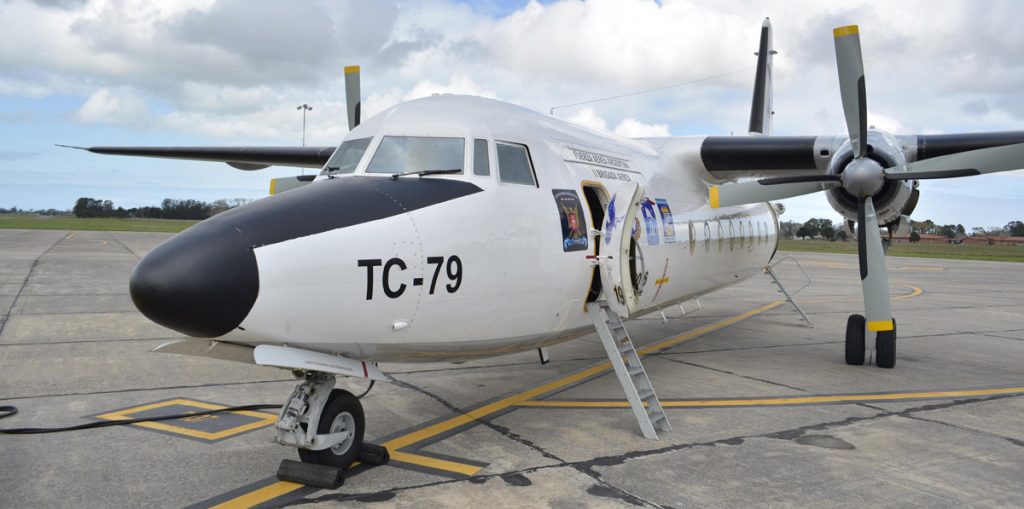 Avión de la Fuerza Aérea Argentina realiza un histórico Raíd-Aéreo por la Patagonia