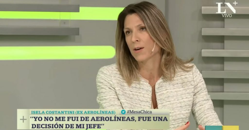 Después de su salida de Aerolíneas Argentinas, Isela Costantini rompió el silencio