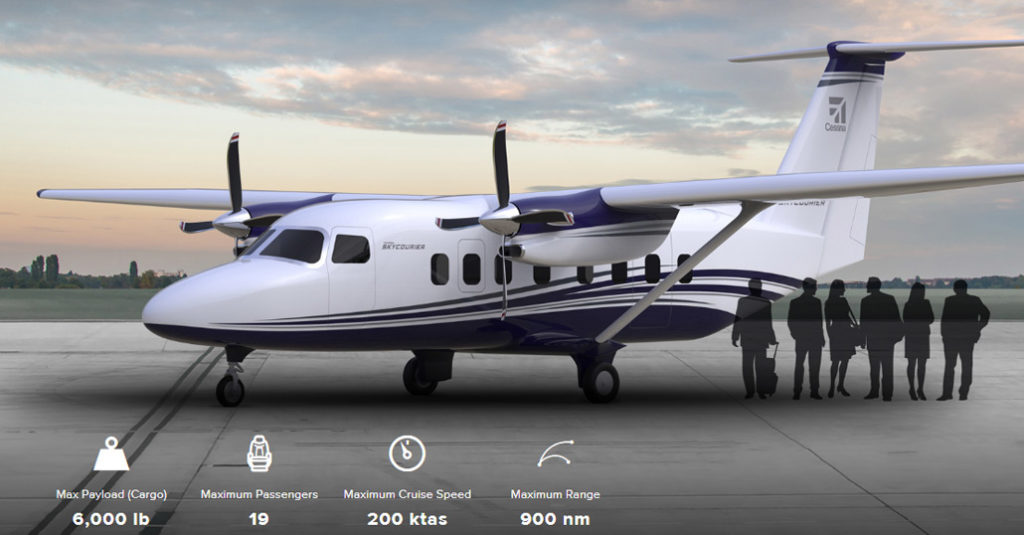Textron Aviation anunció el lanzamiento de su nuevo modelo, el Cessna SkyCourier 408.