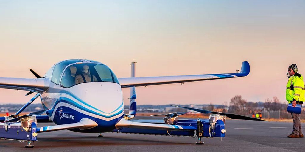 Boeing Autonomous Passenger Air Vehicle First Flight