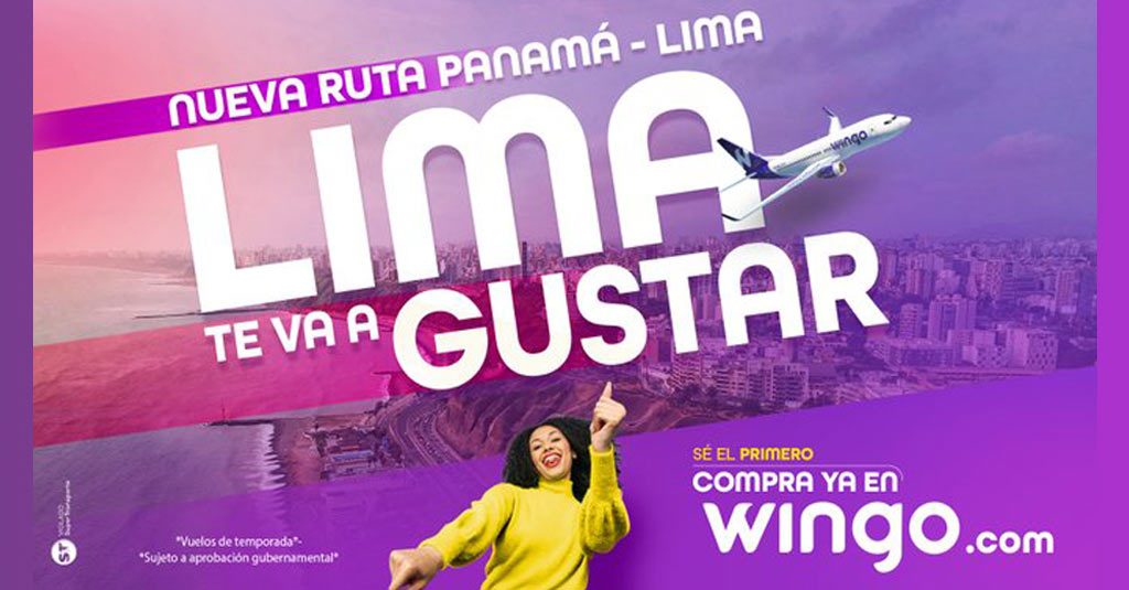 Wingo / Ruta Panamá - Lima