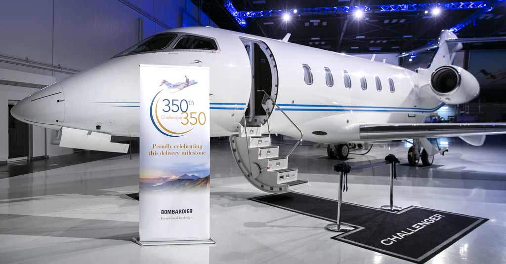 Challenger 350 - Bombardier Business Jet 350th Milestone