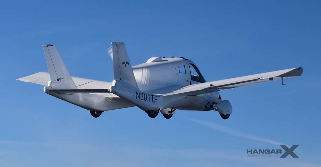 Automóvil volador fue certificado por la FAA