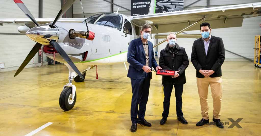 Daher entregó el primer Kodiak 100 para un cliente en Francia