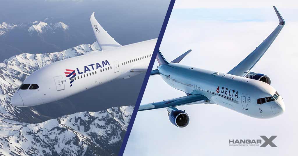 Acuerdo de alianza comercial enrtre LATAM y Delta
