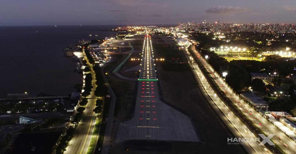 Inauguraron la nueva pista de Aeroparque