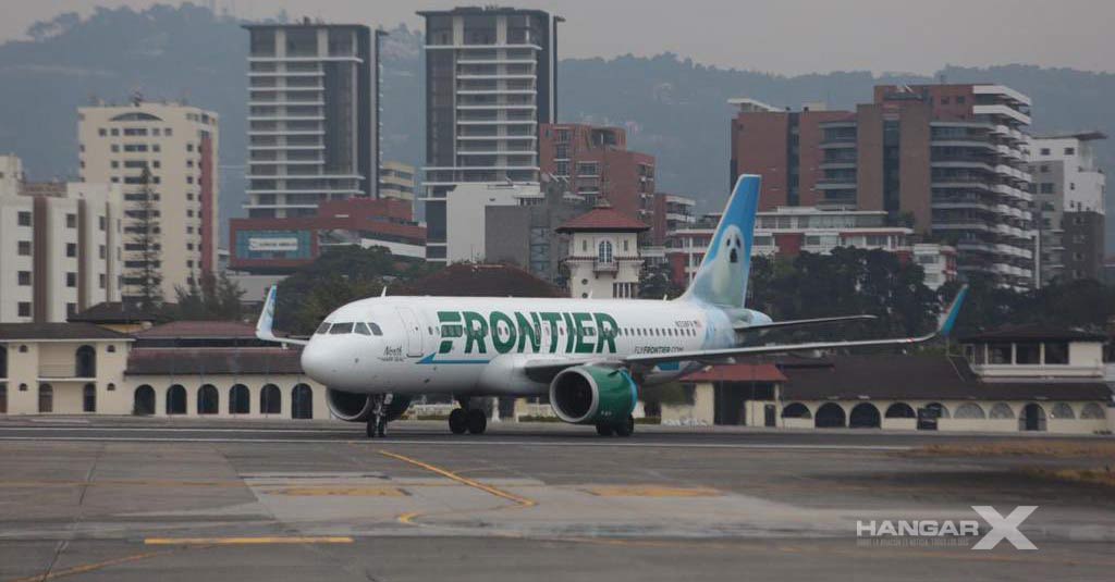 Frontier Airlines inició sus vuelos directos entre Miami y Guatemala