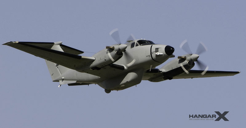 Beechcraft King Air 300 de la US Army superó las 50.000 horas de vuelo