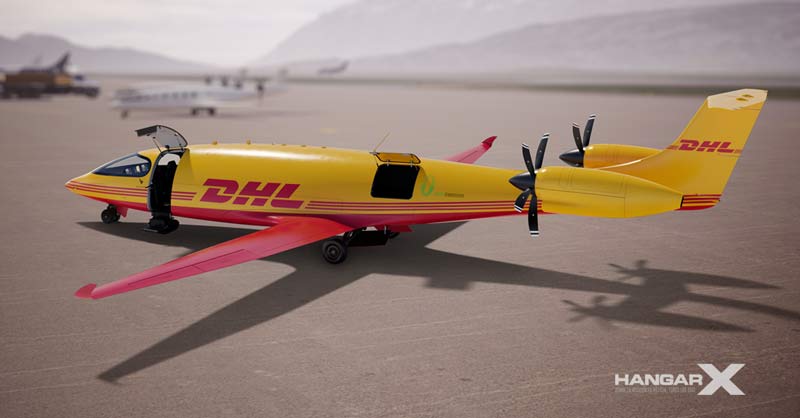 DHL Express compra 12 aviones eléctricos Eviation Alice e-Cargo