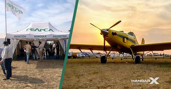 FeArCa mostró el profesionalismo de la Aviación Agrícola en Agronea 2021