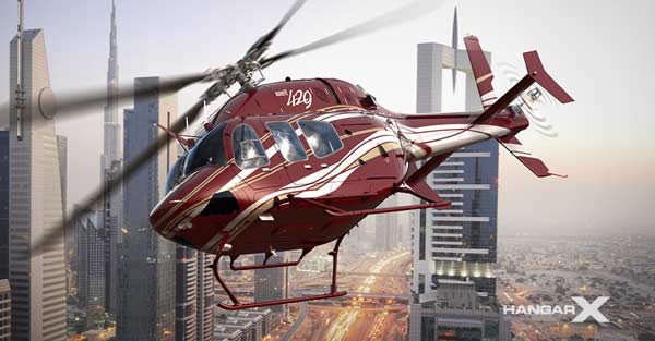 La flota global de helicópteros Bell 429, superó las 500.000 horas de vuelo