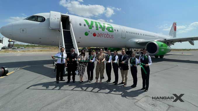 Viva Aerobus inaguró sus vuelos a Nuevo Laredo