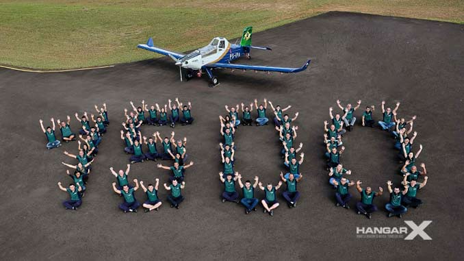 Embraer entregó la unidad número 1500 de su avión agrícola "Ipanema"