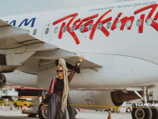 LATAM realizó un vuelo especial con su avión «Rock in Rio Brasil 2022»