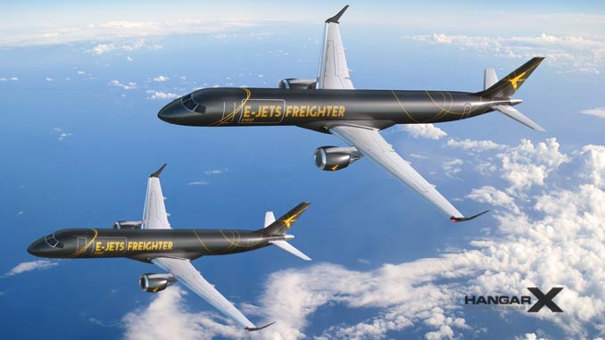 Embraer firma contrato para la conversión de hasta diez Embraer E-Jets (P2F)
