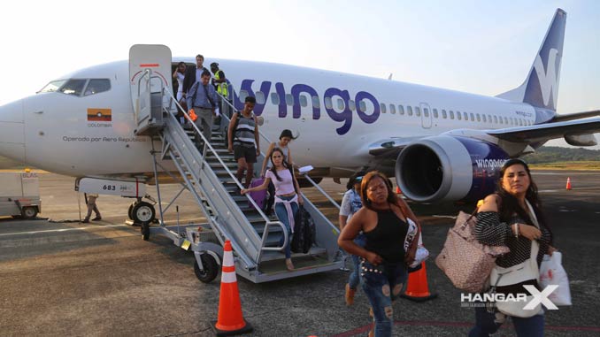 Wingo retoma sus operaciones en el Aeropuerto Internacional Panamá Pacífico
