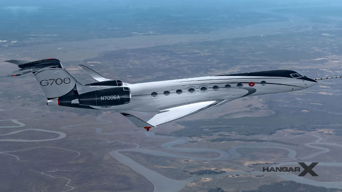 Gulfstream pone en vuelo el segundo G700 totalmente equipado