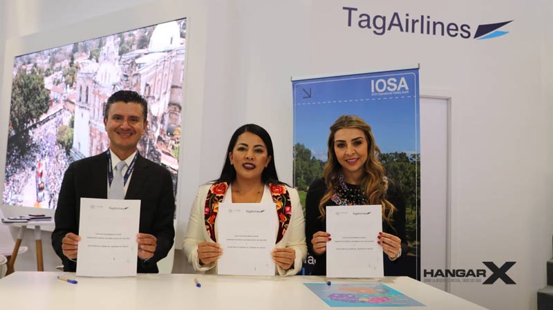 TAG Airlines y Sectur Oaxaca estrechan lazos de cooperación en FITUR 2023