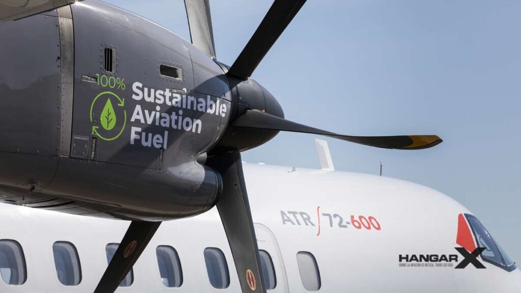 ATR Aircraft acuerda con Pratt & Whitney para utilizar 100% SAF en 2025