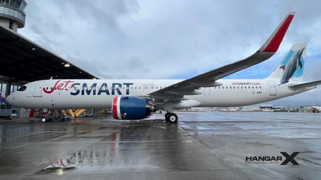 JetSMART recibió su cuarto Airbus A321neo