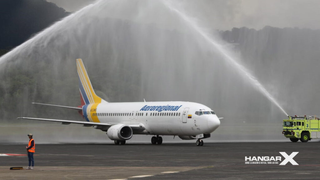 Aeroregional inauguró sus vuelos desde Ecuador a Panamá