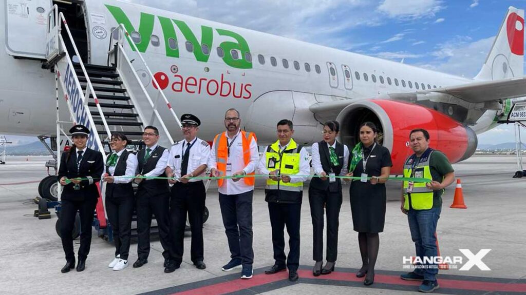 Viva Aerobus inaugura vuelos a tres nuevos destinos desde el AIFA