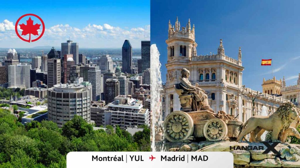 Air Canada tendrá vuelos entre Montreal y Madrid para el verano 2024
