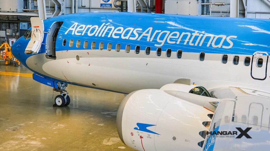 Aerolíneas Argentinas suma el octavo Boeing 737-MAX8 a su flota
