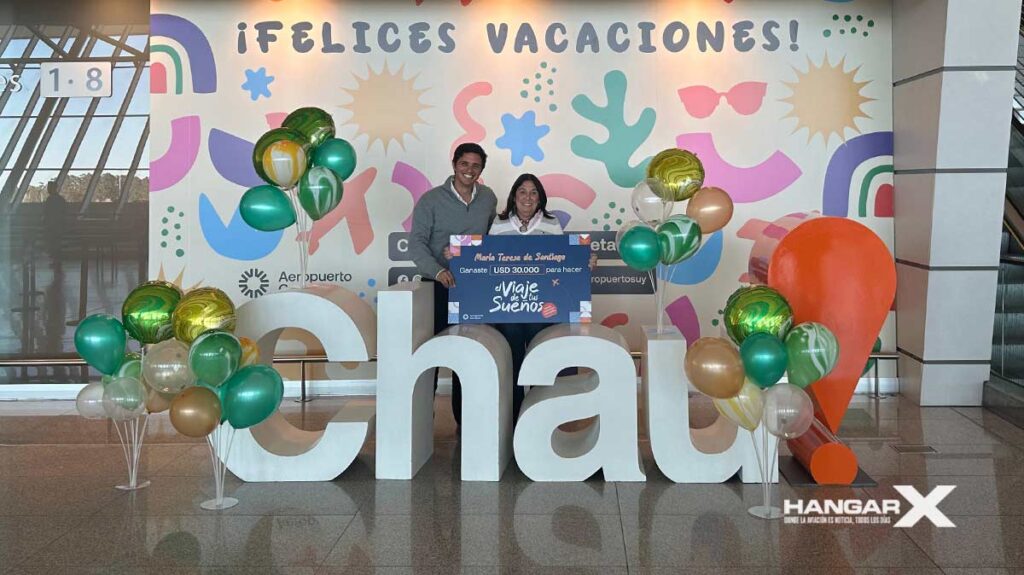 Aeropuerto Internacional de Carrasco entregó el premio de "El Viaje de tus Sueños"