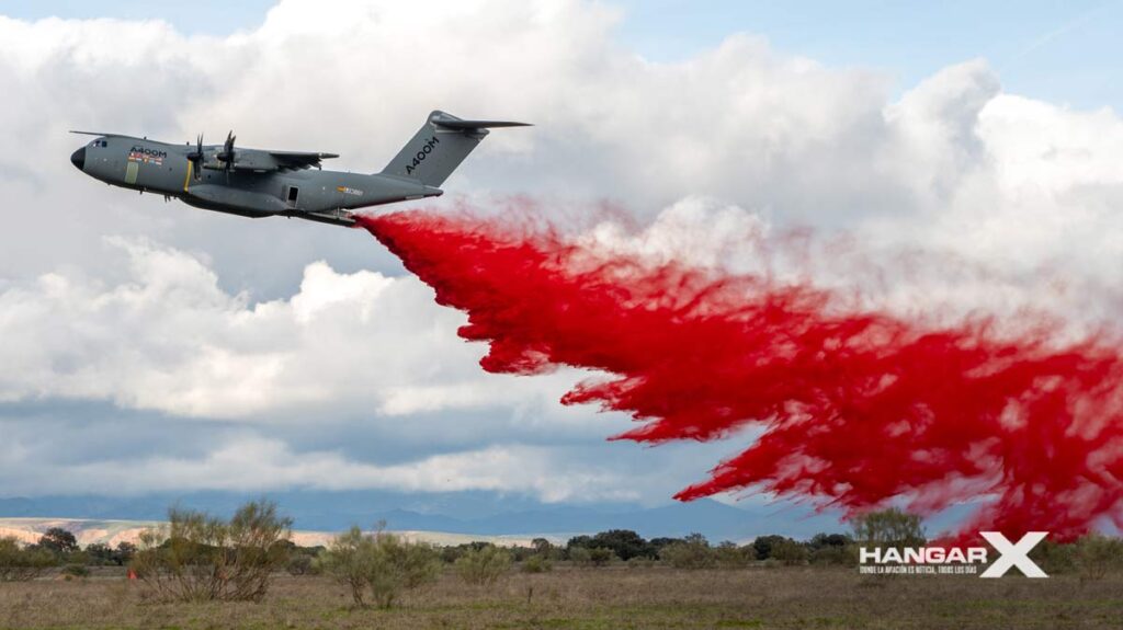 Airbus actualiza el kit de combate de incendios para el A400M