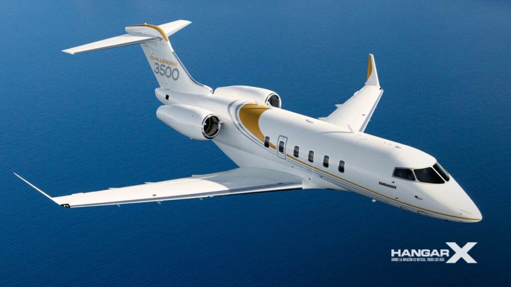 Bombardier anuncia pedido confirmado de 12 Challenger 3500