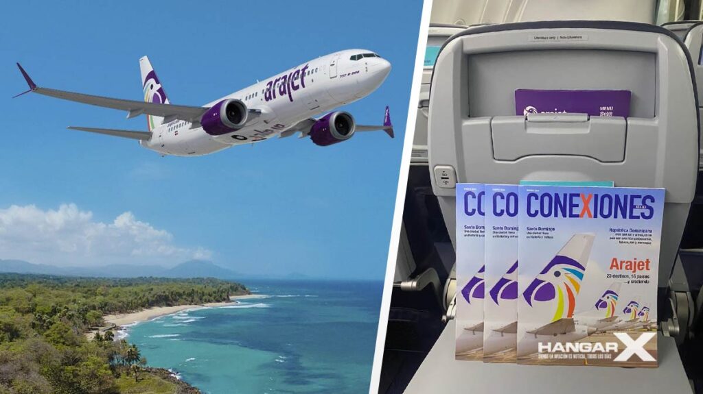 Arajet lanza su revista a bordo "Conexiones Arajet"