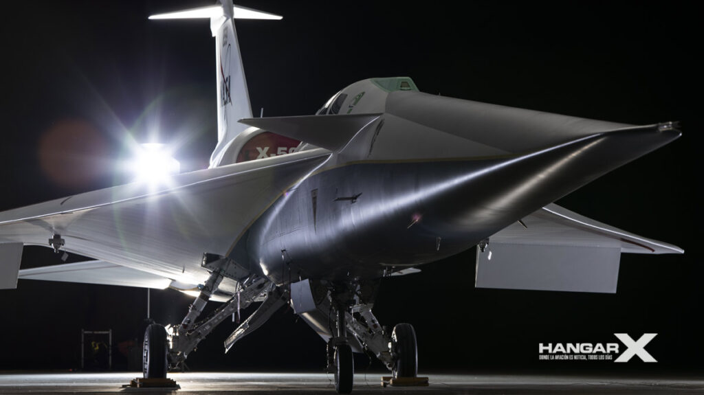 Avión supersónico silencioso X-59