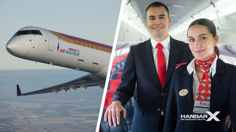 Air Nostrum seleccionará Tripulantes de Cabina de Pasajeros en Sevilla