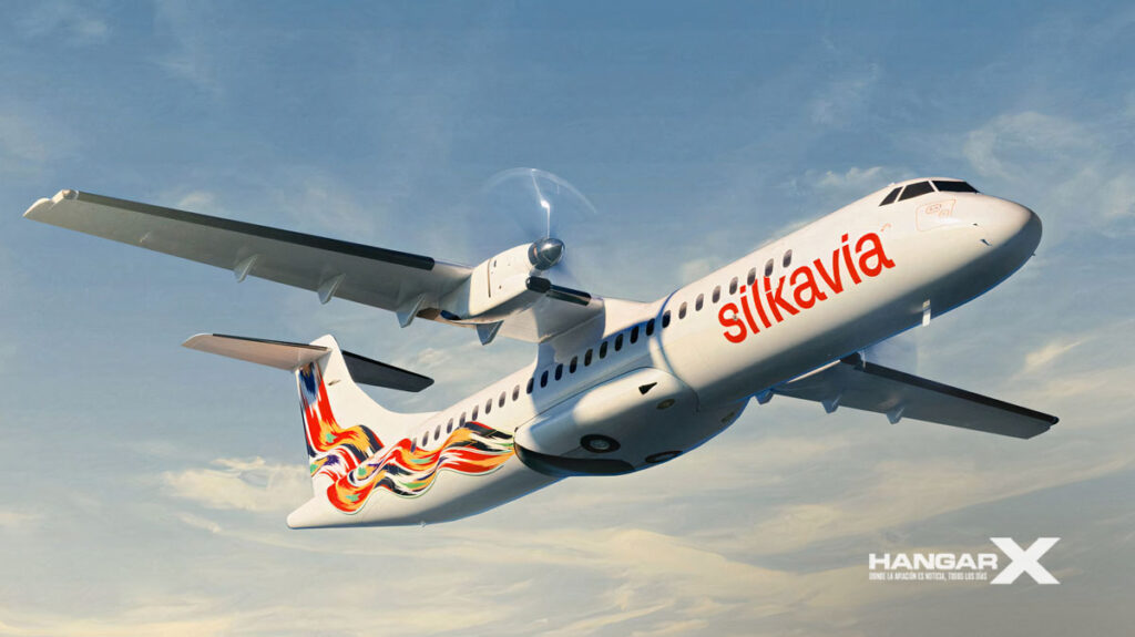ATR Aircraft 72-600 / Silkavia - Singapore Airshow 2024 (Render)