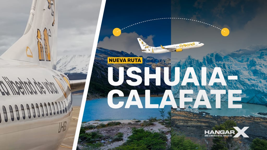 Flybondi tendrá vuelos entre Ushuaia y El Calafate durante el invierno