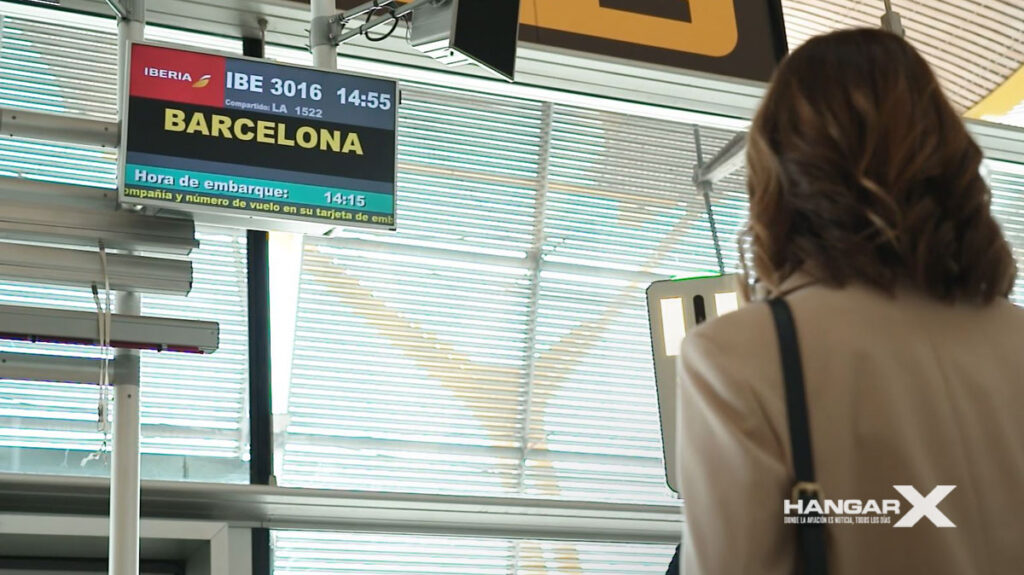 Iberia estrena el embarque por reconocimiento facial en el Puente Aéreo entre Madrid y Barcelona