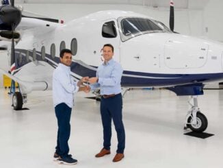 Entrega oficial del primer Cessna SkyCourier en Sudamérica por parte de Textron Aviation