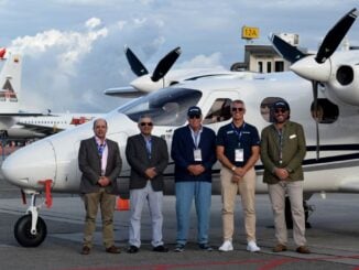 Entrega del Tecnam P2012 Traveller a Transair Leasing durante F-AIR Colombia 2025
