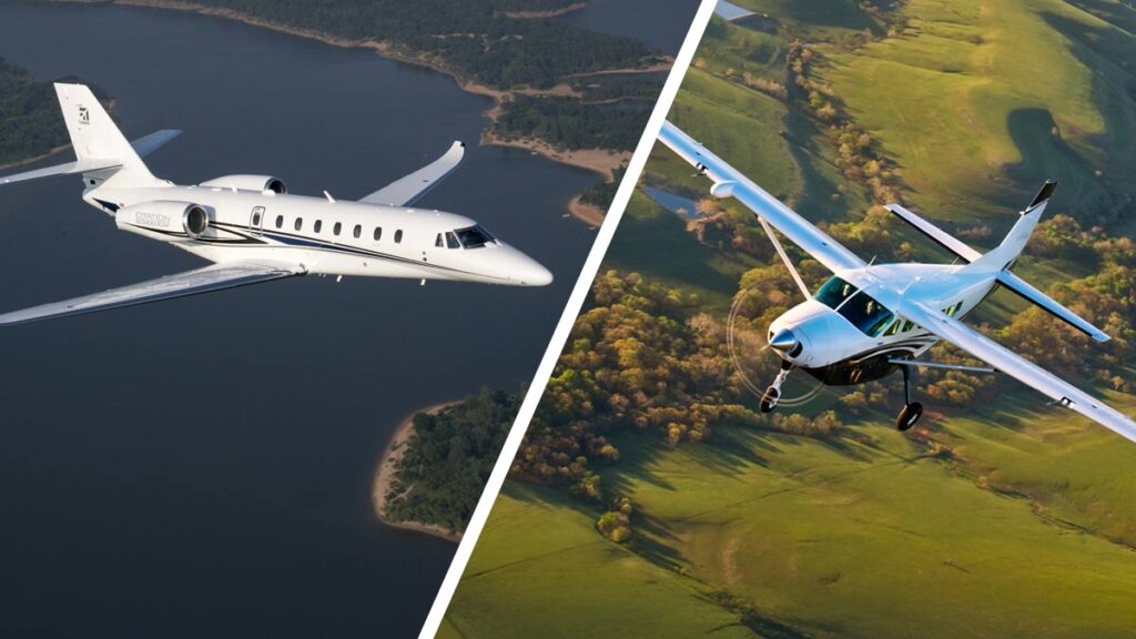 Conectividad Starlink en los aviones Cessna Caravan y Citation Sovereign de Textron Aviation