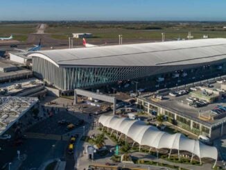 Vista aérea del Aeropuerto Internacional de Ezeiza nominado en los Airport Honour Awards 2025 como mejor aeropuerto del mundo