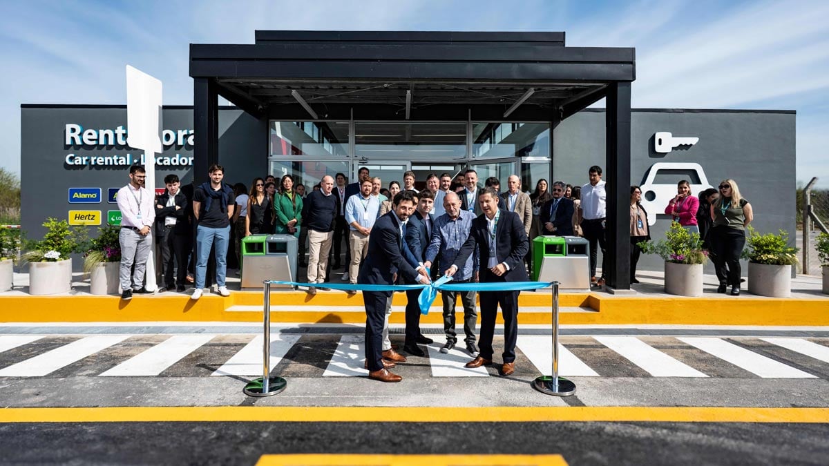 Aeropuertos Argentina inaugura un nuevo sector de alquiler de autos en Ezeiza