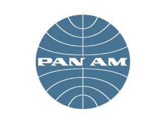 Logotipo icónico de Pan Am, símbolo histórico de la aviación comercial, asociado a su regreso como aerolínea desde Miami.
