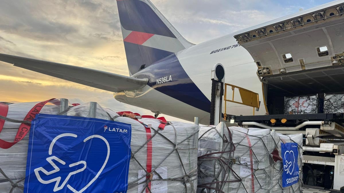 LATAM Cargo realiza vuelo humanitario para asistir a Jamaica tras el huracán Melissa