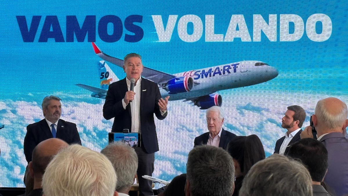JetSMART: La aerolínea de mayor crecimiento de Sudamérica marca su hito regional