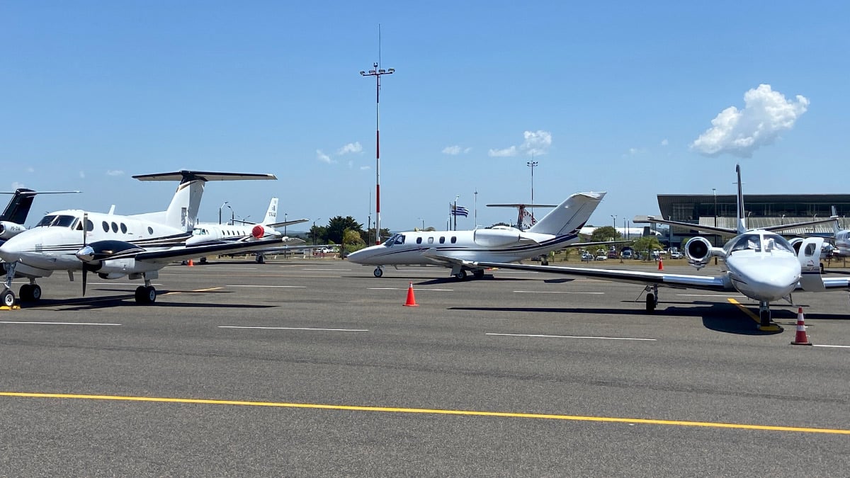 Punta del Este rompe su propio récord con 220 vuelos privados en un solo día