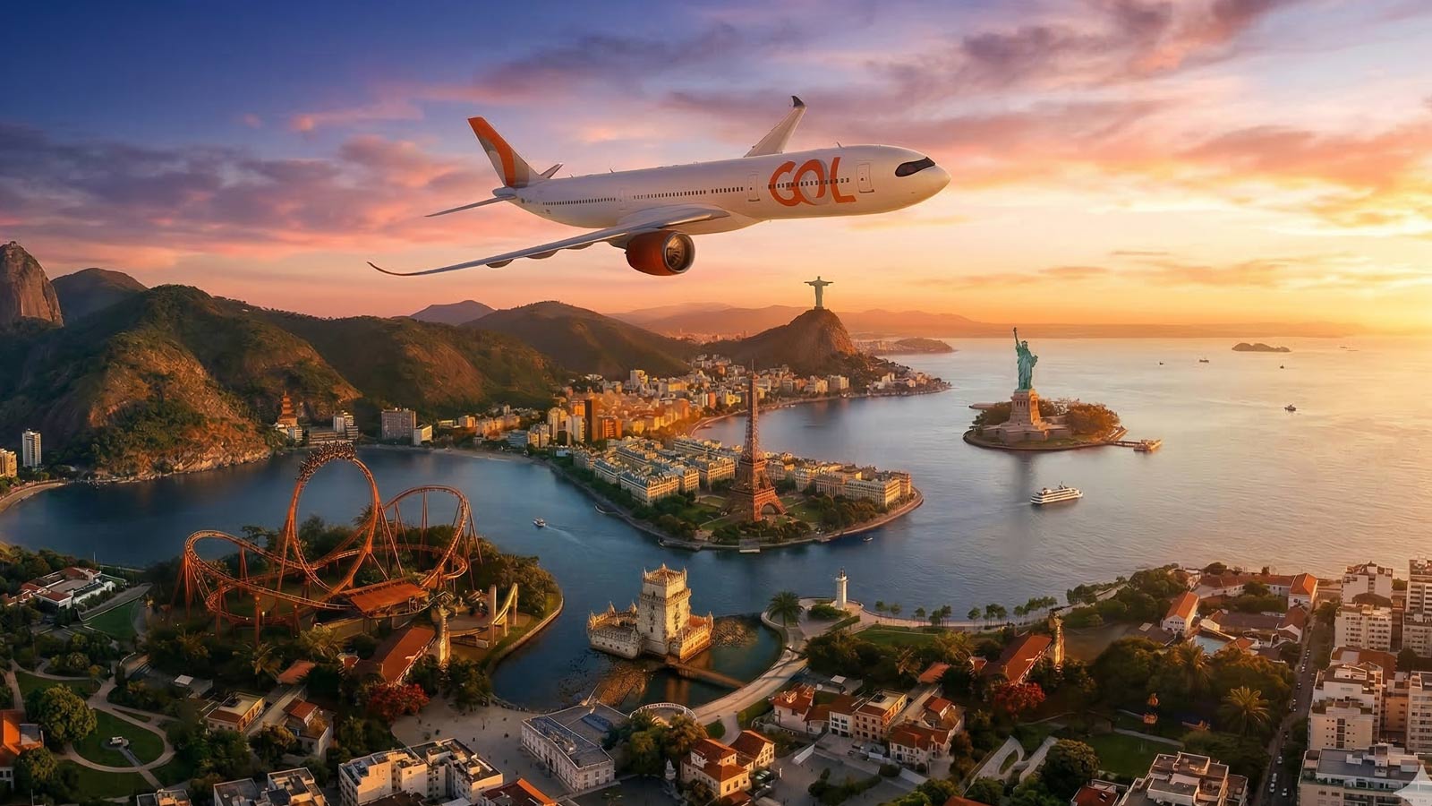 GOL expande sus vuelos internacionales a Nueva York, París y Lisboa