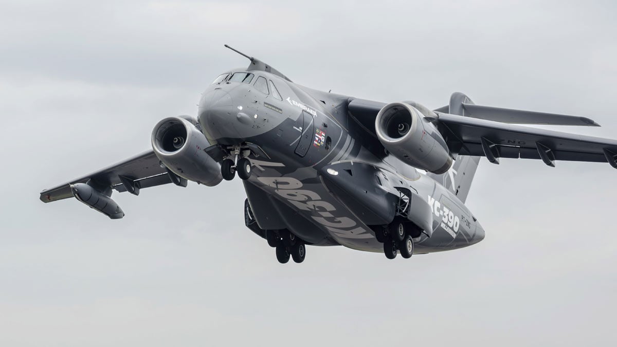 Embraer completa la gira mundial del KC-390 Millennium con un 100% de éxito en sus misiones